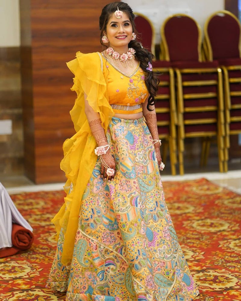 Meenakari lehenga