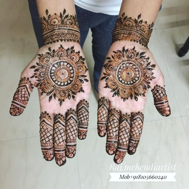 floral mehendi
