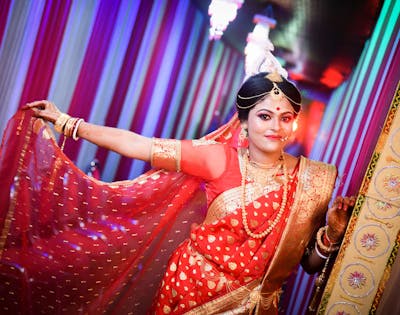 bengali bride photogaphy pose