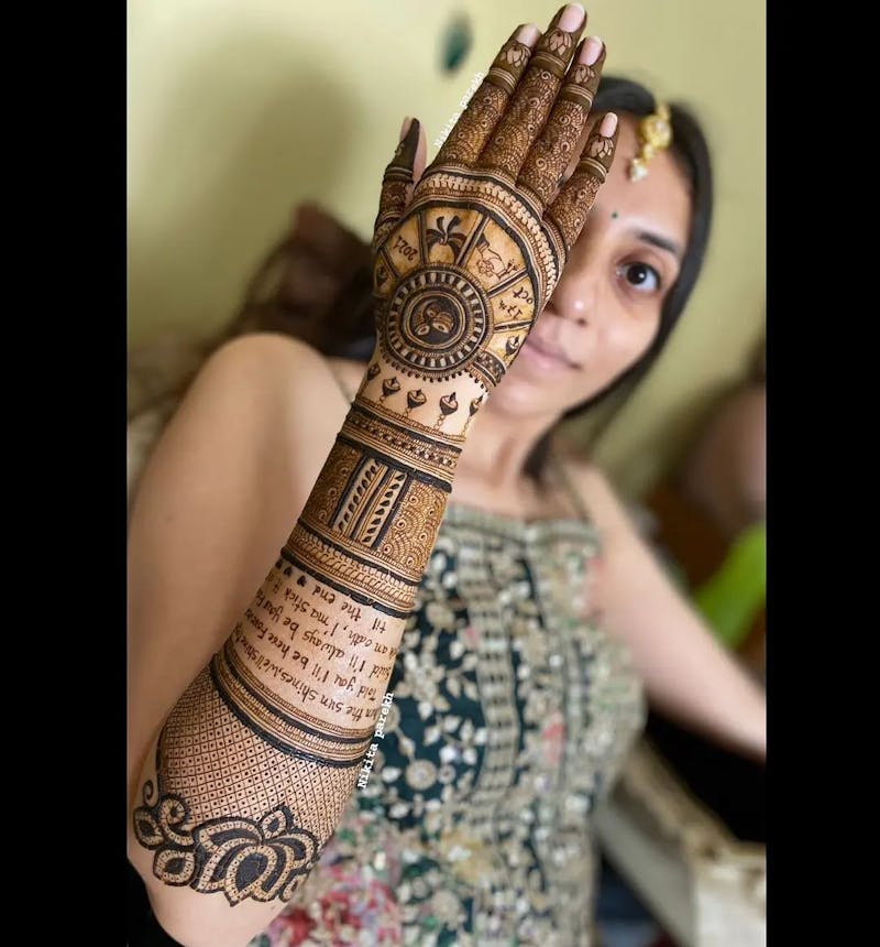 Mehendi art