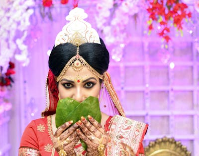 beautiful bengali bride