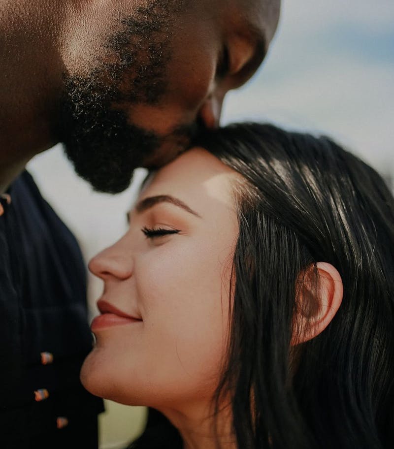 forehead kiss