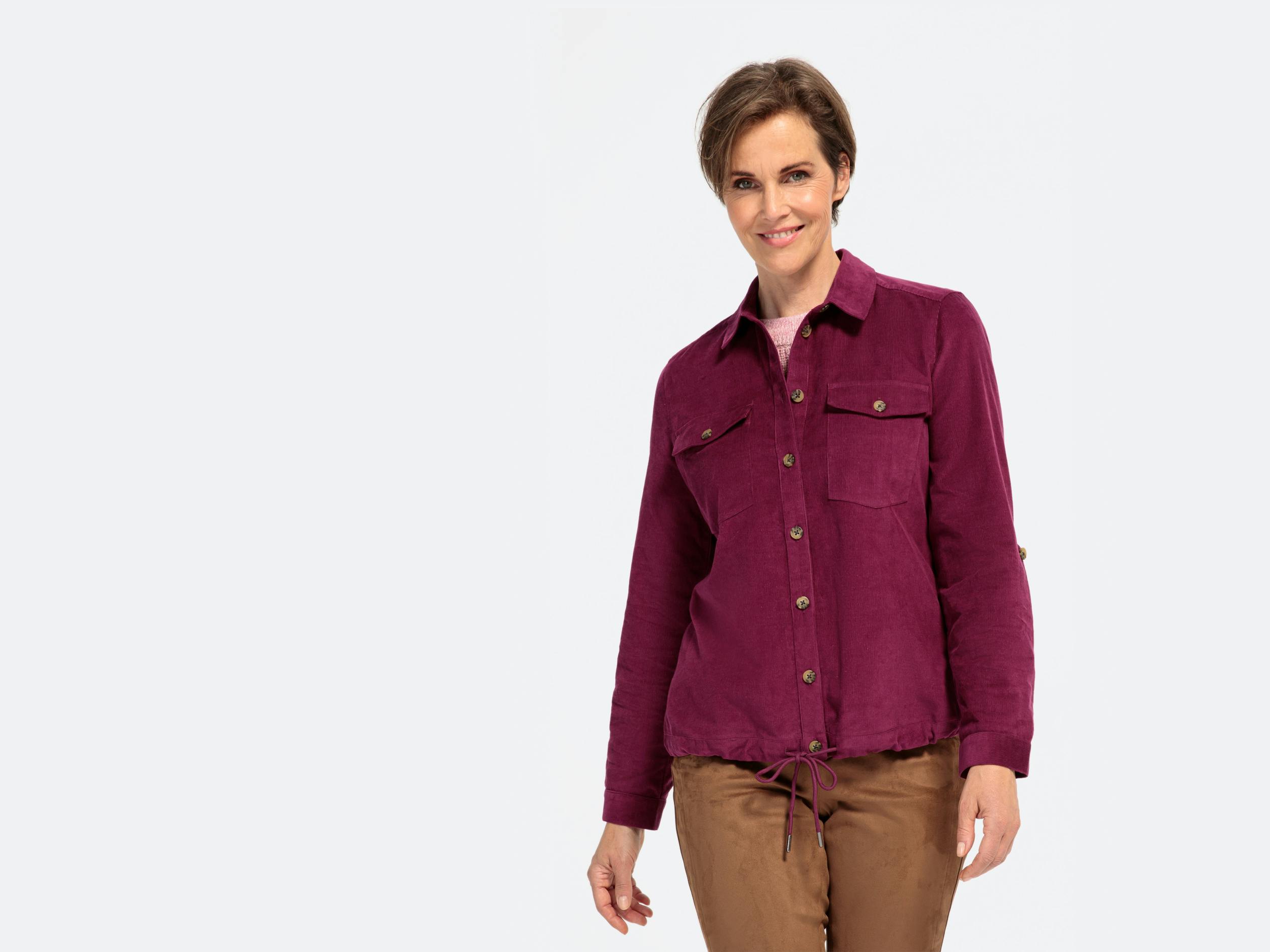 Cordbluse