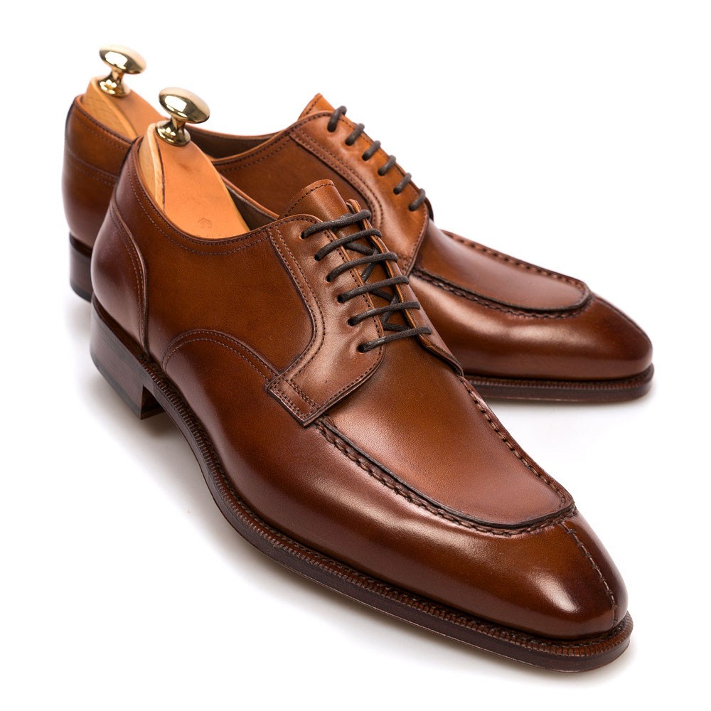 Avis clients de Chaussure chic montante homme cuir camel MORAN'S seguin  confortable zip lacets