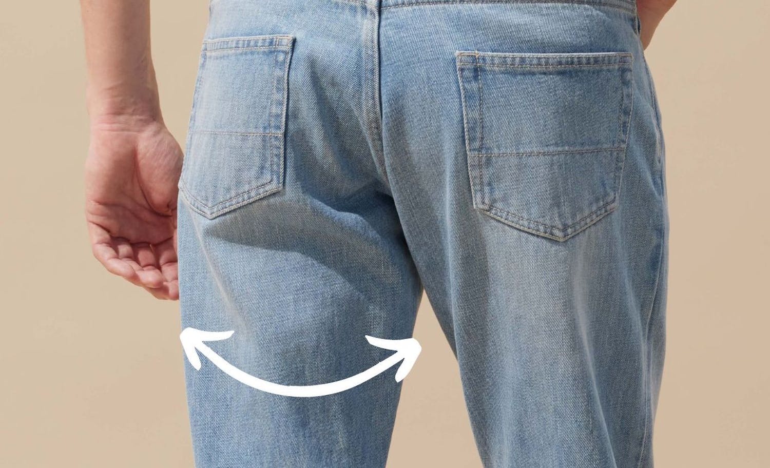 Comment reprendre un pantalon trop large aux cuisses ?