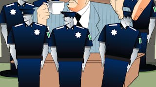 Fuerza policial de Baja California al servicio de servidores públicos