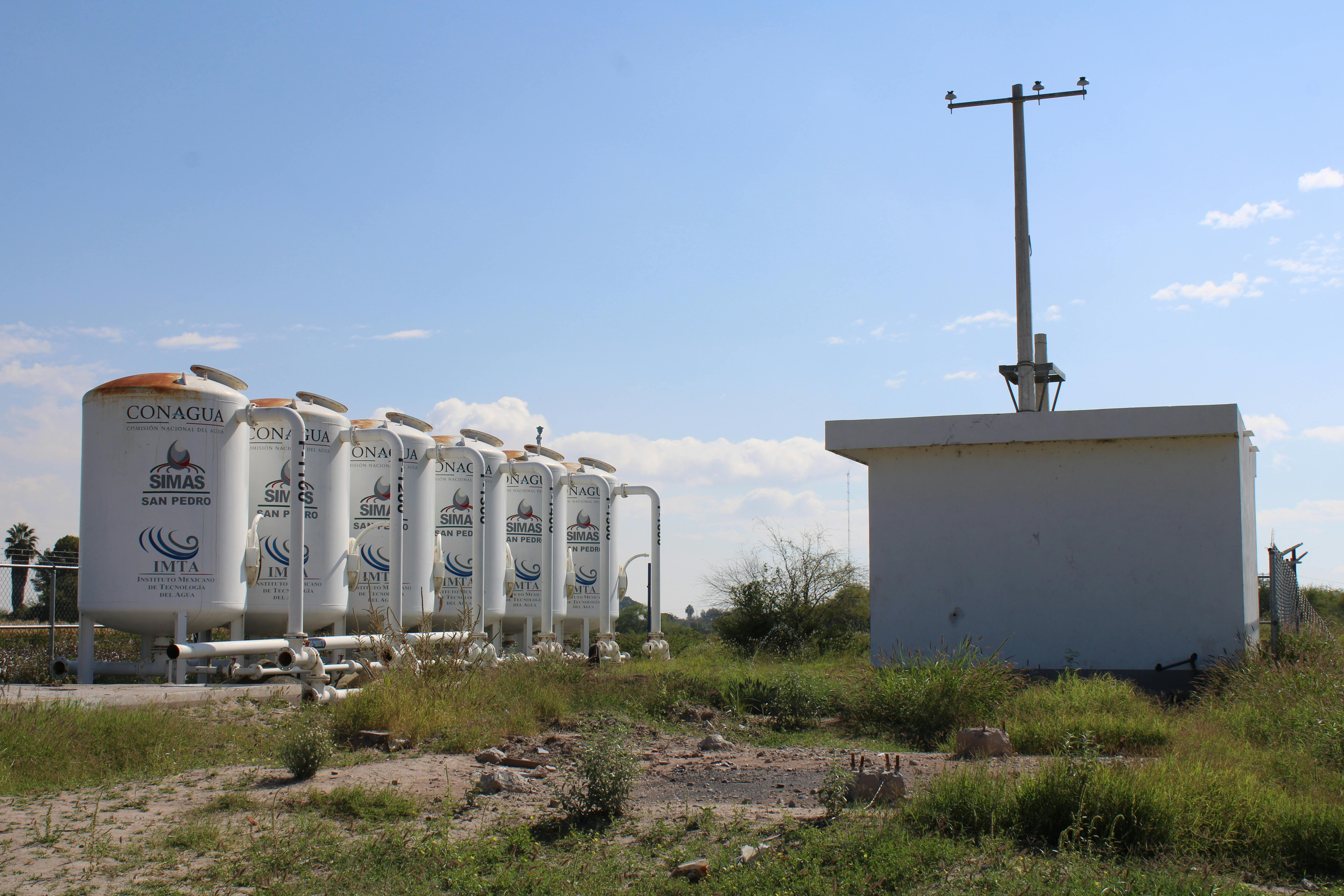 Filtros instalados en los pozos de San Pedro de las Colonias 