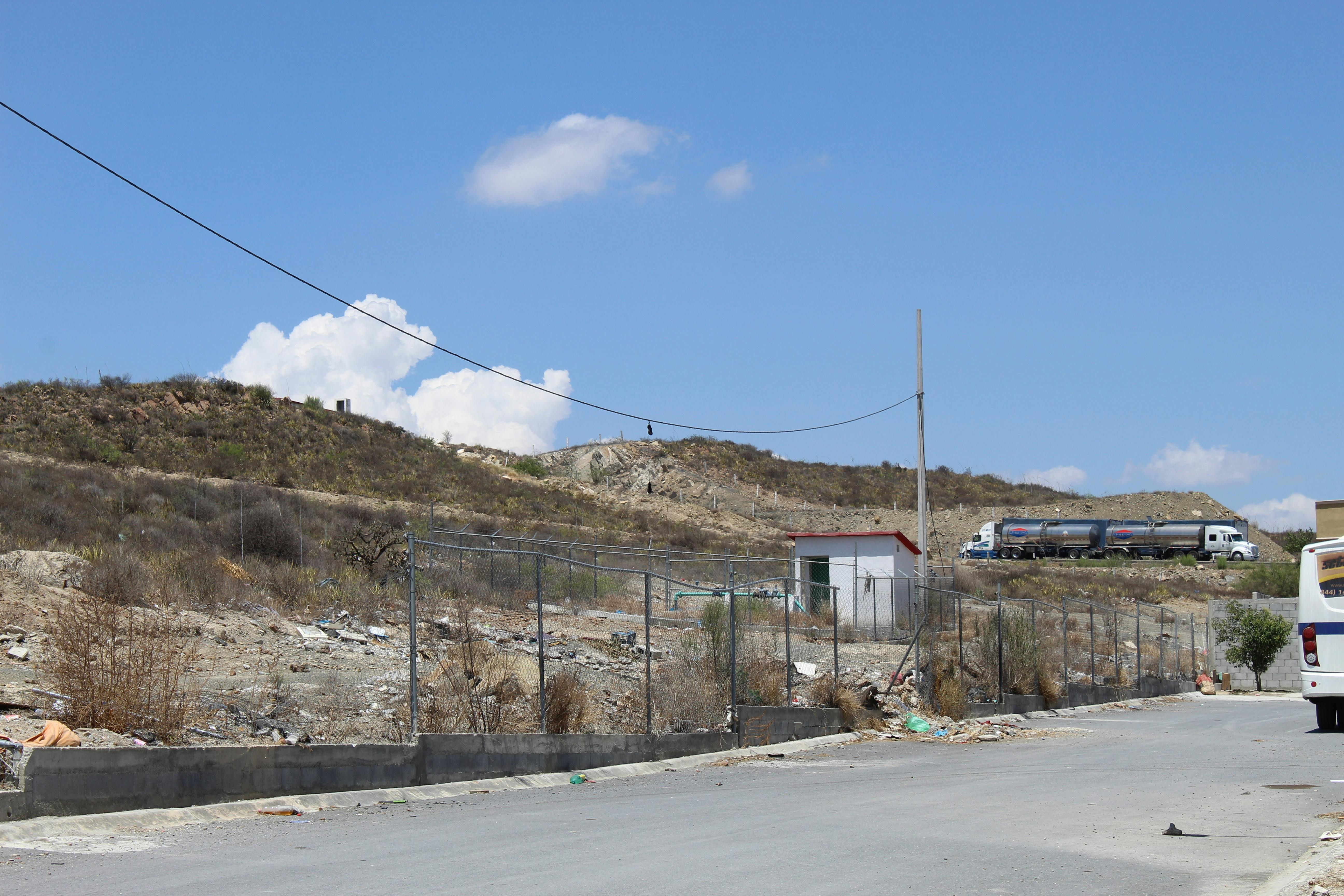Ejemplo de resguardan de pozos de agua. Pozo ubicado en Ramos Arizpe. Autora: Lucía Pérez Paz