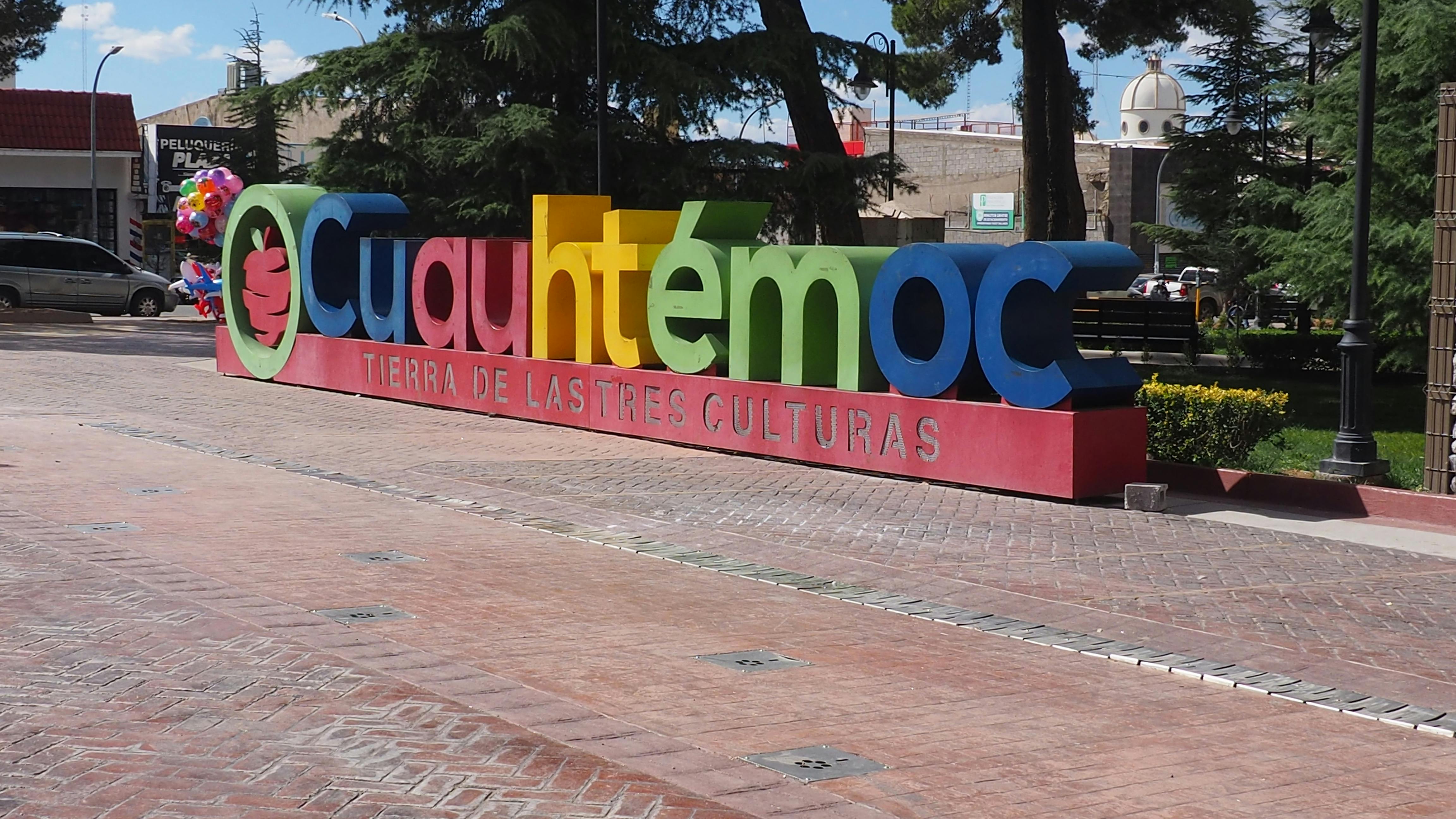 Plaza principal del Municipio de Cuauhtemoc