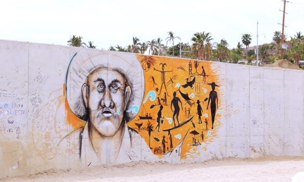 A través del arte activistas buscan detener la construcción del muro en arroyo Costa Azul