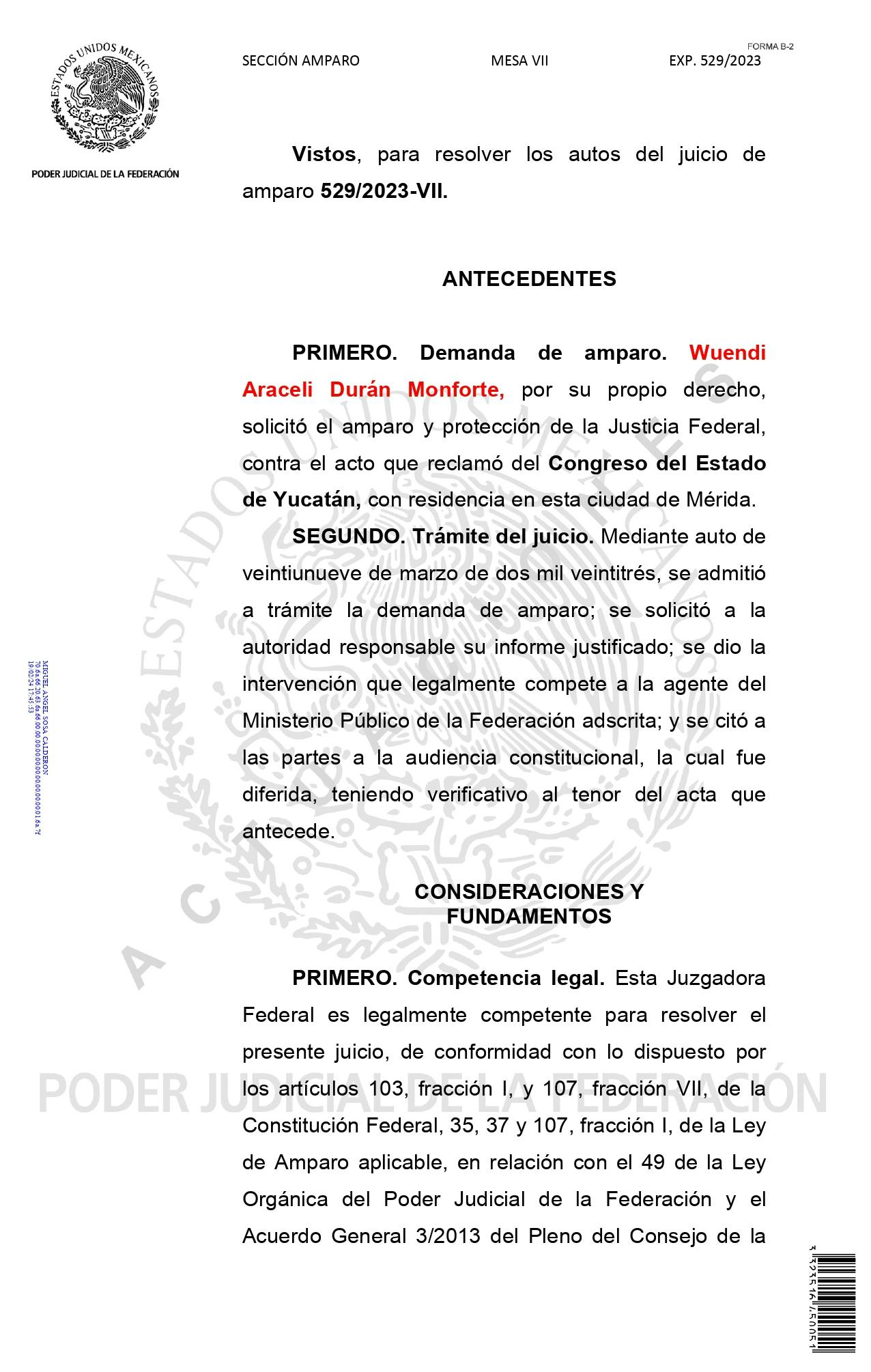 Resuelven Amparo Yucatán Debe Legislar En Materia De Desaparición