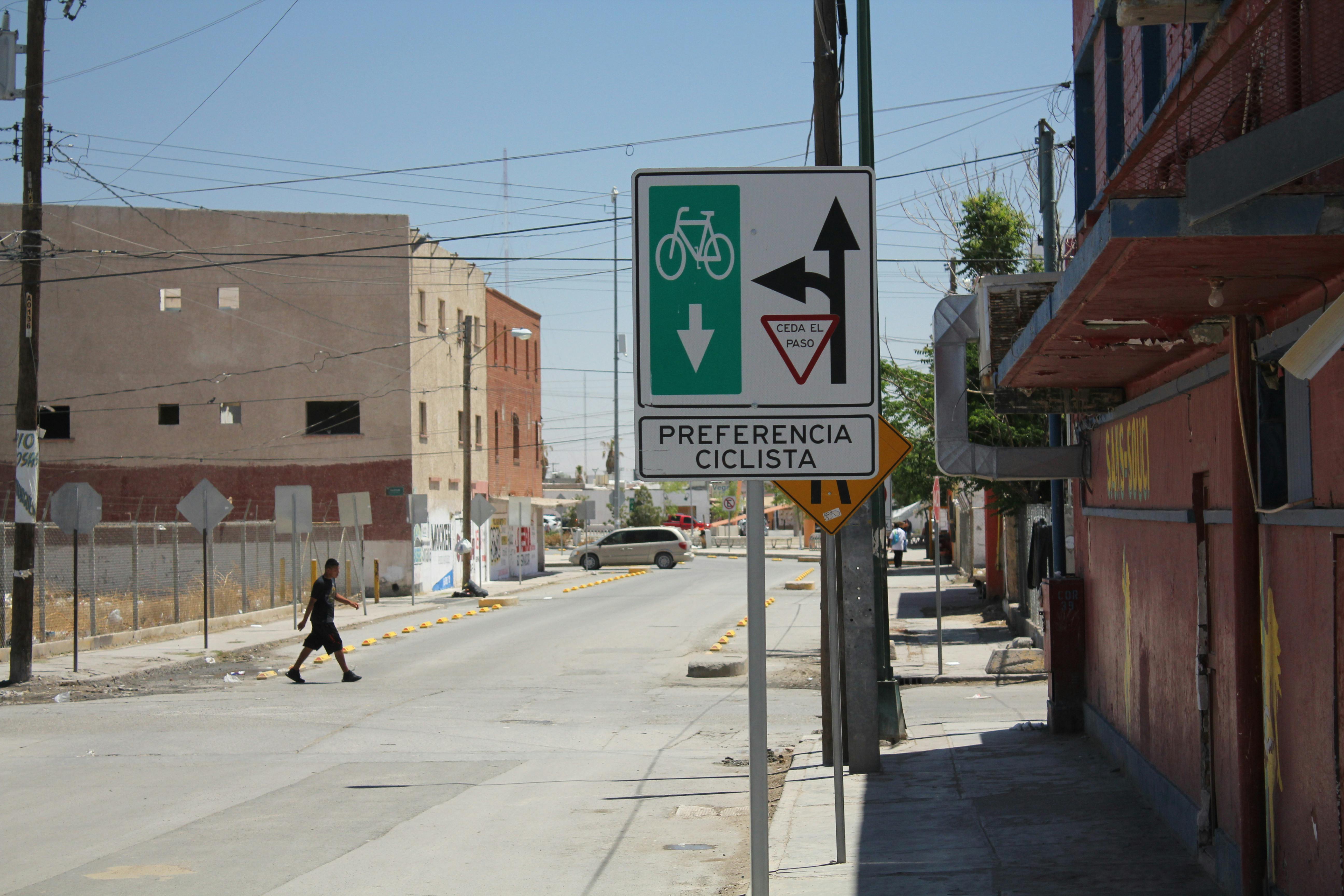 Ciclovía en Juárez.