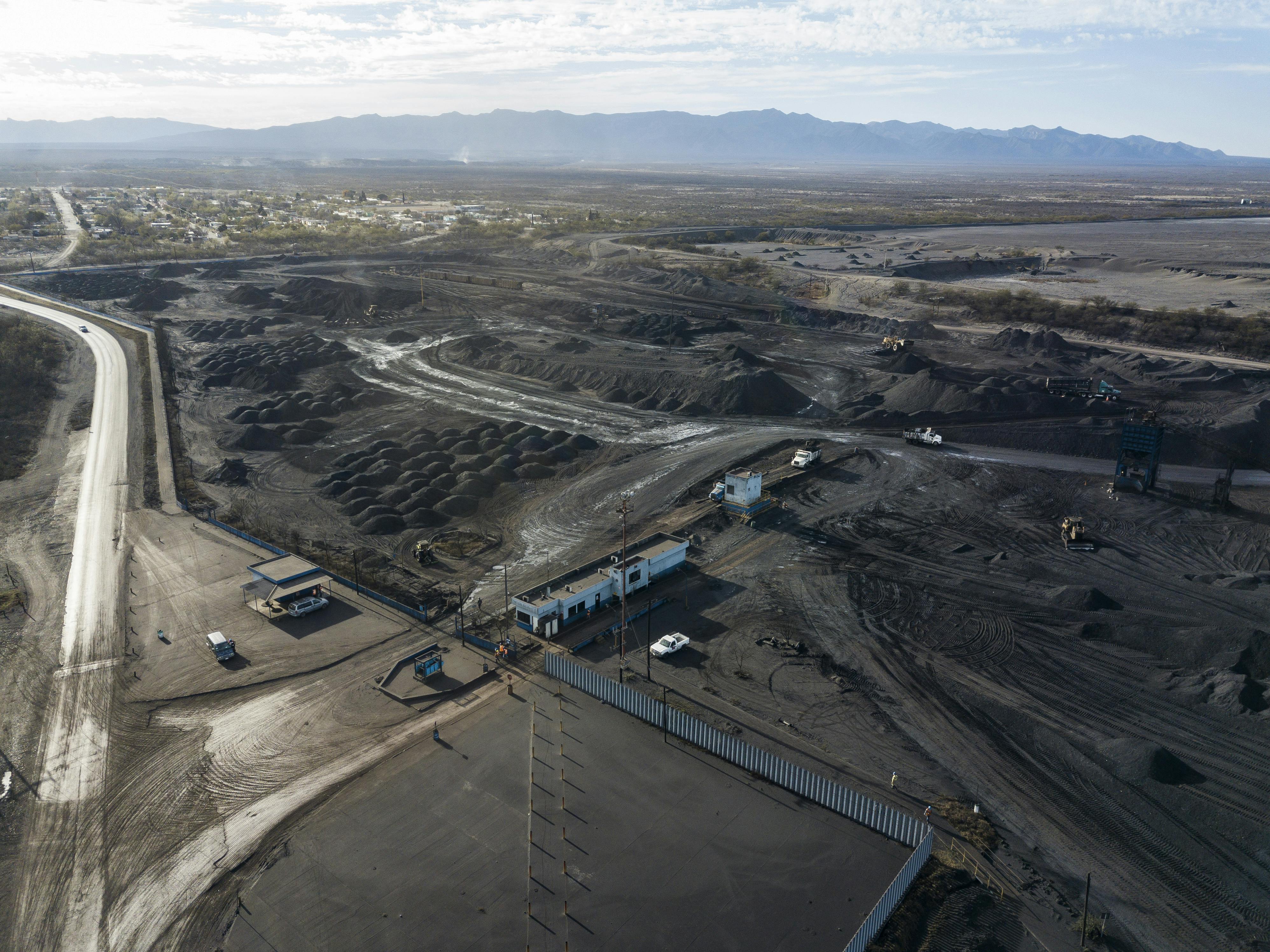 imagen panoramica de la region carbonifera de Coahuila