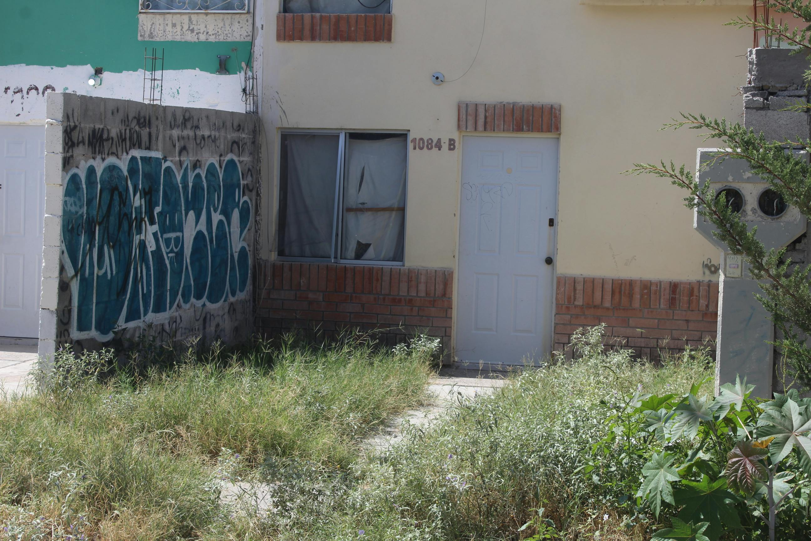 Casas mal construidas en Torreón. 