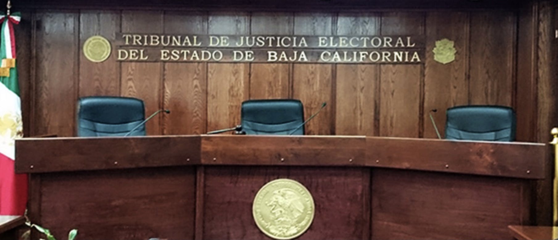 Sala del Tribunal de Justicia Electoral del Estado de Baja California.