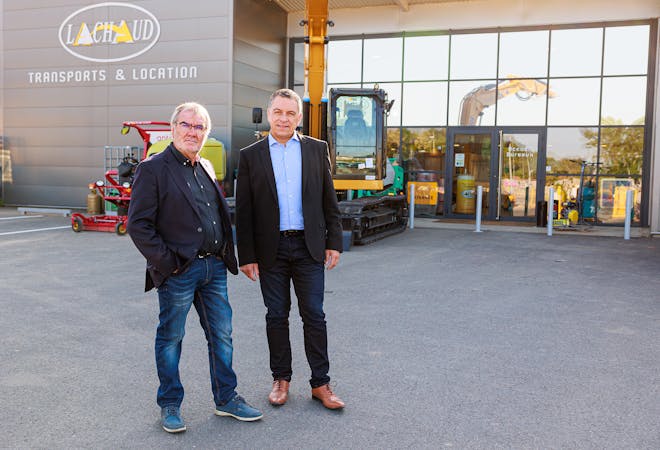 Société Lachaud avec Mr Edmond LACHAUD et Mr Benoit Bordier