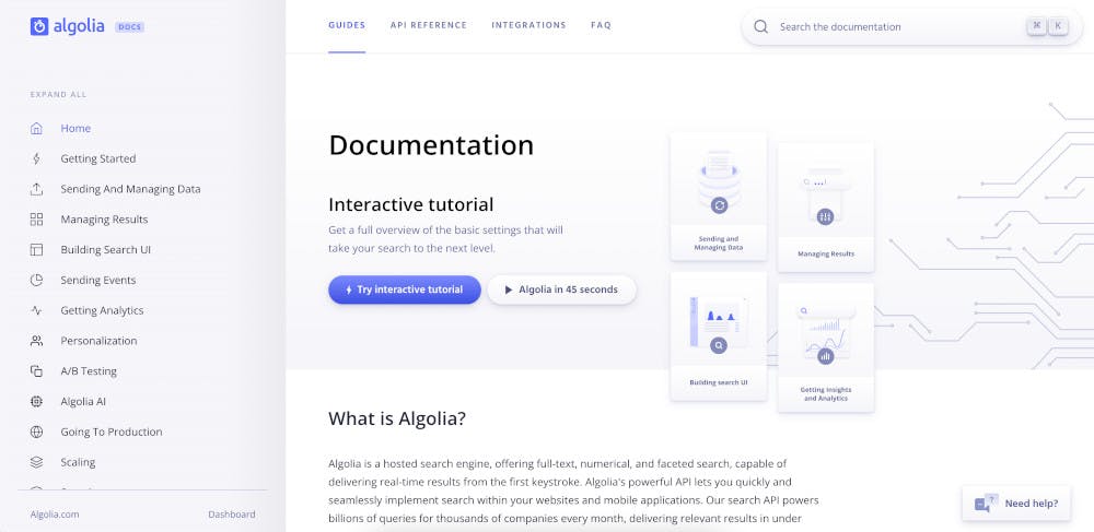 algolia documentation