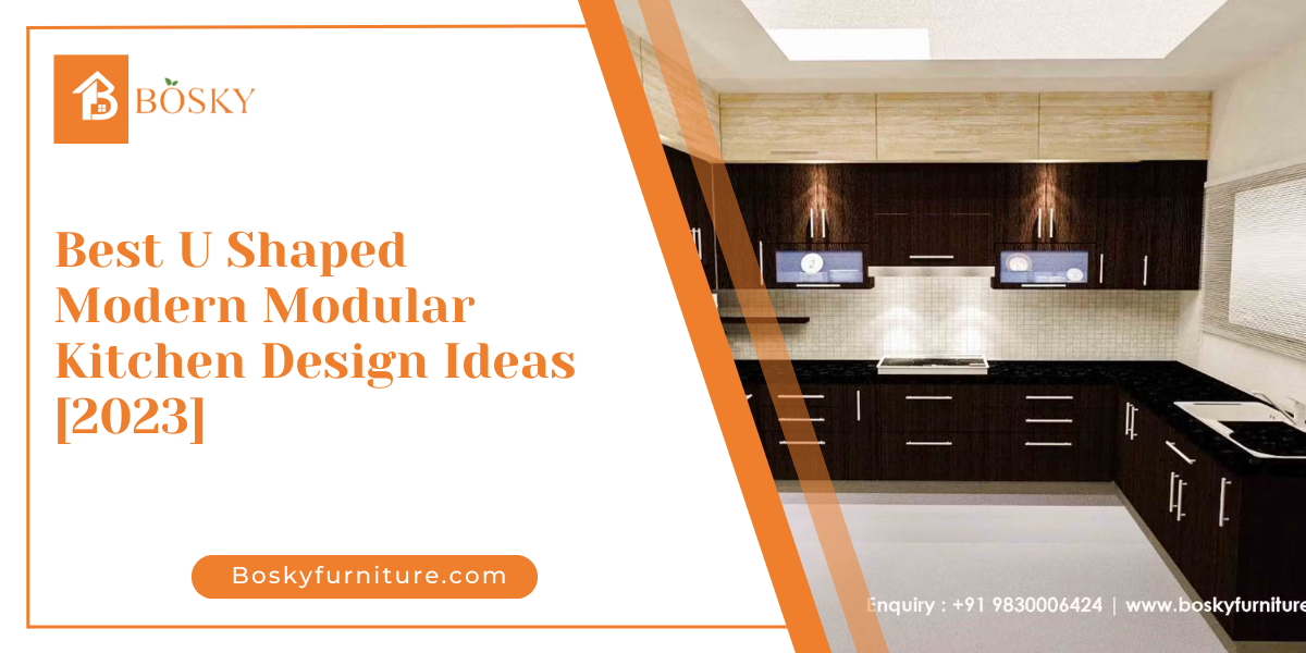 16 Best U Shaped Modern Modular Kitchen Design Ideas [2023] - blog poster