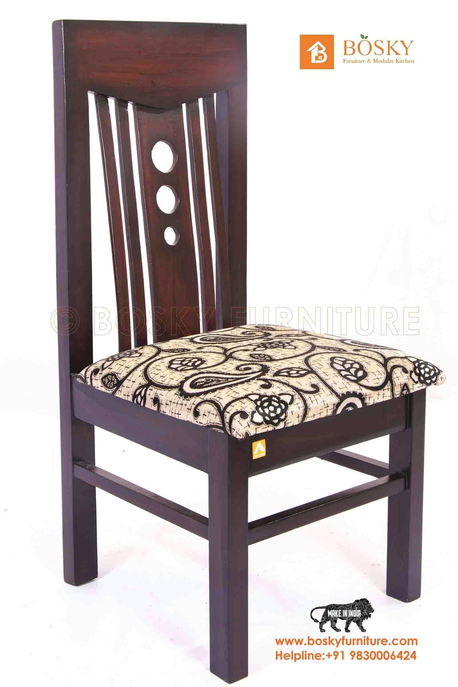 Get Comfortable Teak Wood Dining Chair Bosky Furniture