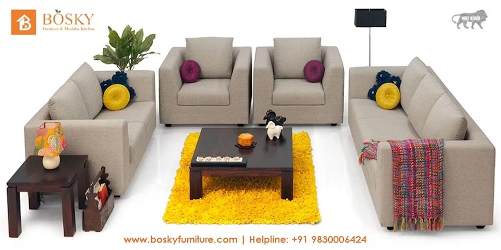 Complete sofa set picture