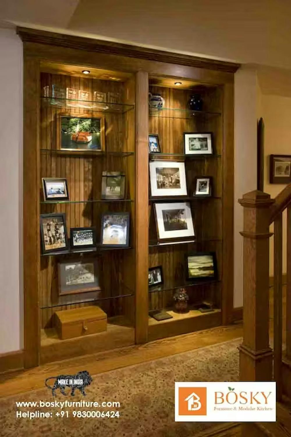 A beautiful cupboard set made of teak wood