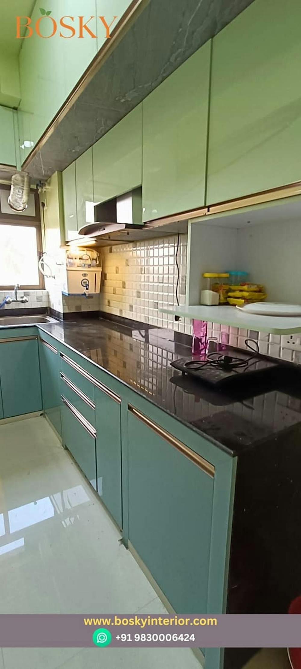l shaped modular kitchen design images