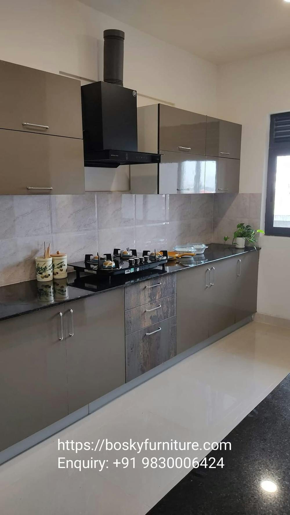 Minimalist parallel modular kitchen designs