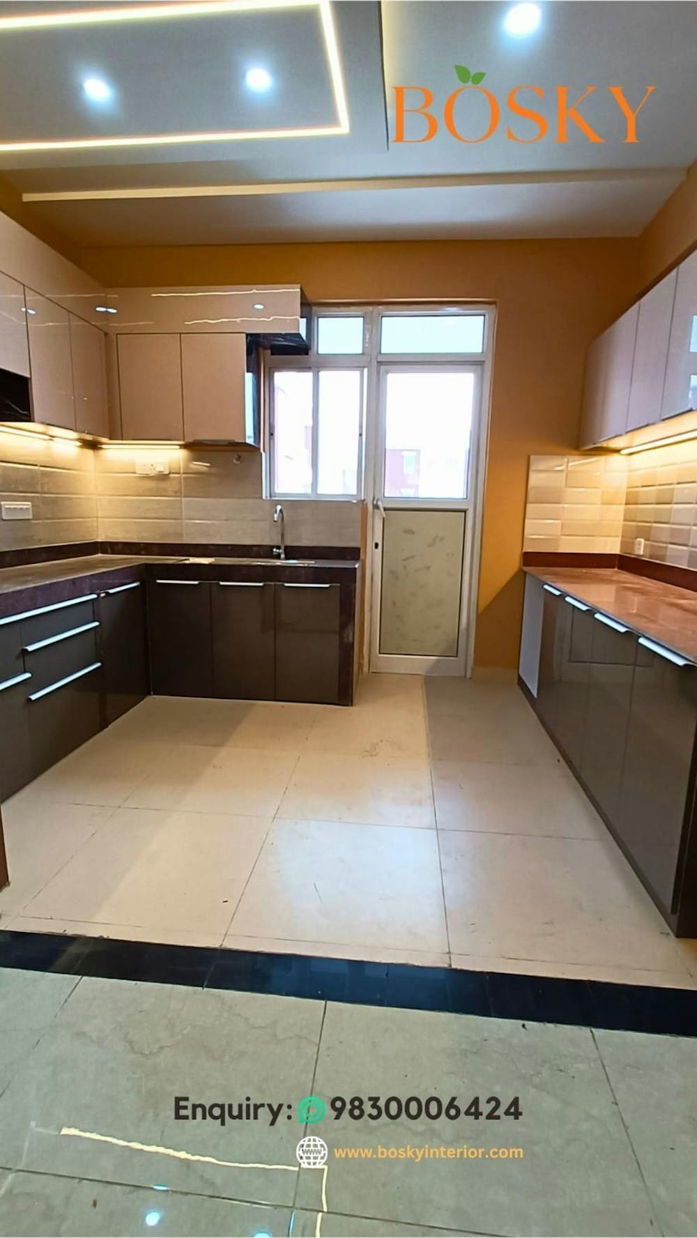 Modular kitchen layout