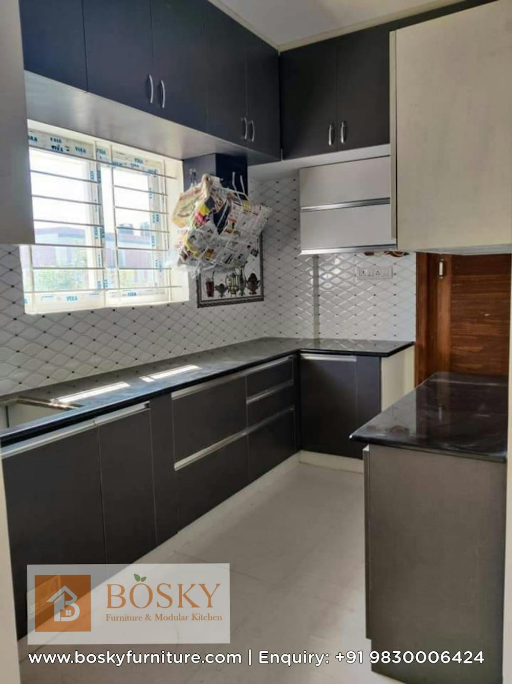 small l shape modular kitchen design