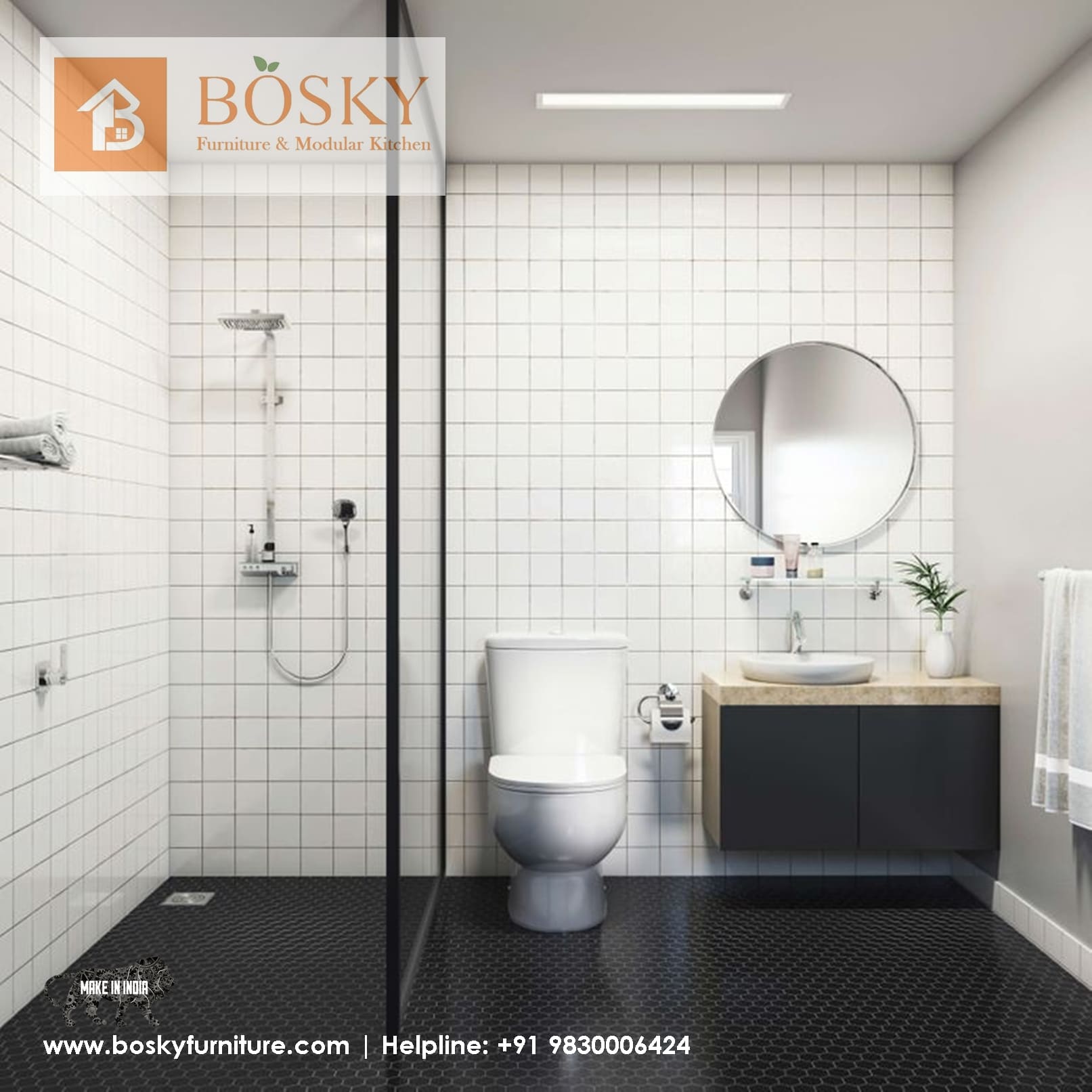 Top 10 Modular Bathroom Ideas In Kolkata Bosky Interior