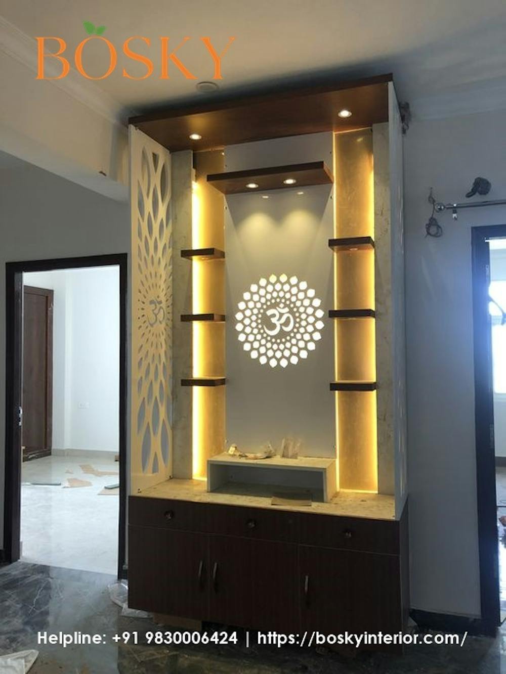 puja unit design ideas