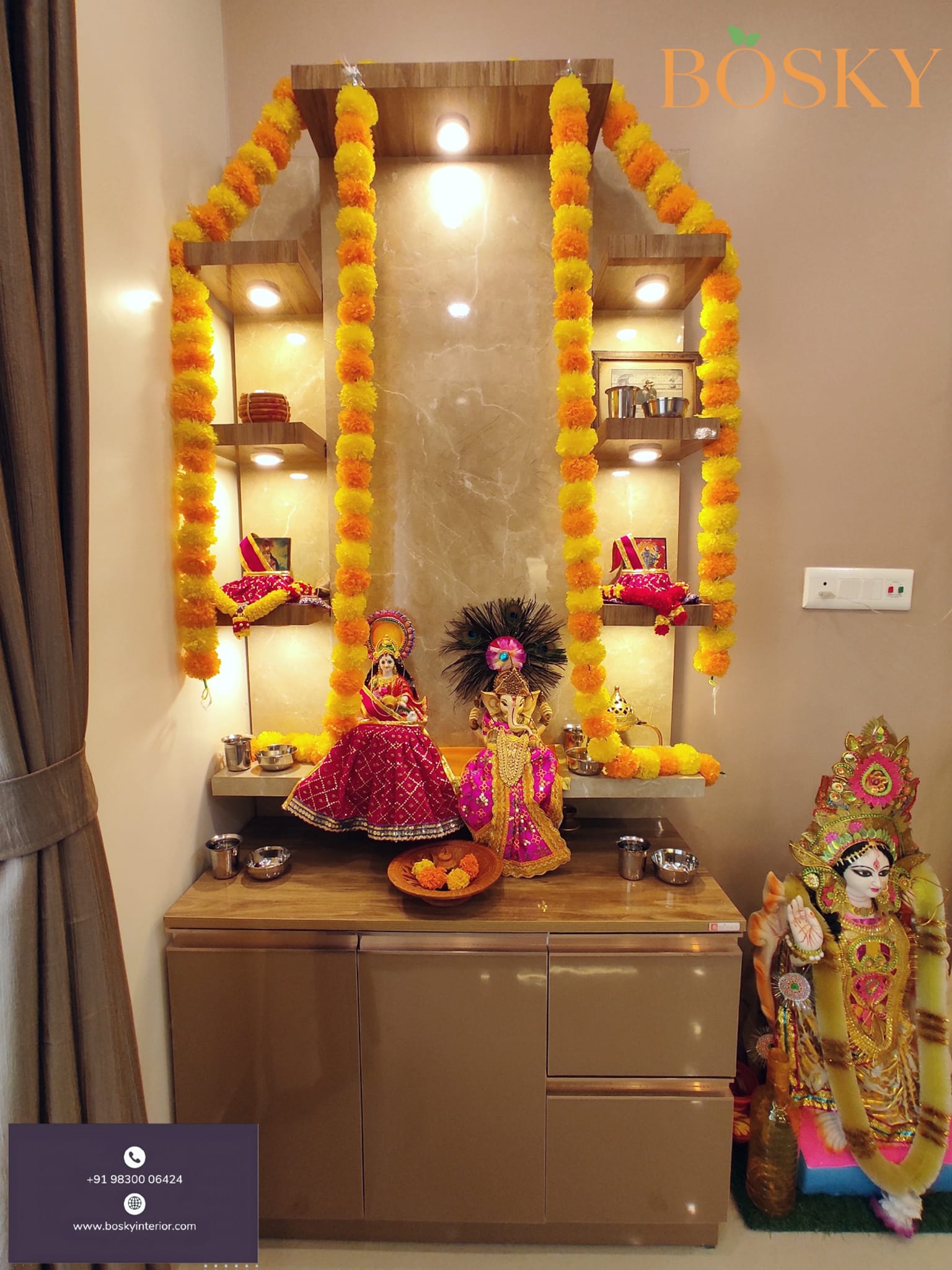 pooja unit ideas for apartments