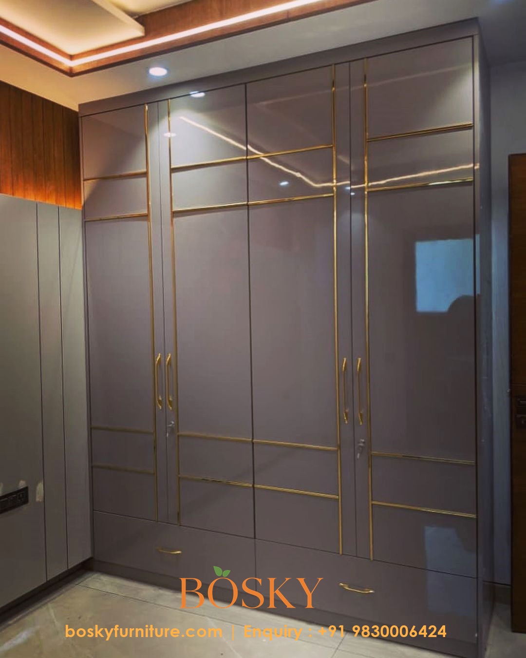 Modern Wardrobe | Bosky Interior