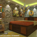 Kolkata Elegance: Kalikapur Bedroom Interior Inspiration