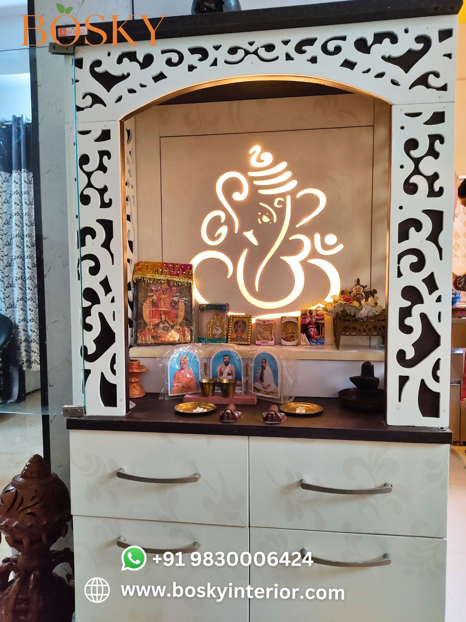 pooja cabinet design ideas