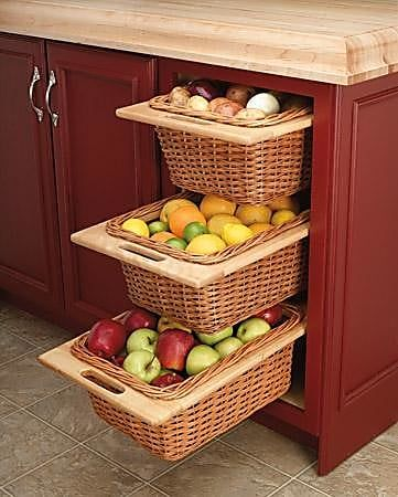 Pic of fruits in wrecker kitchen basket