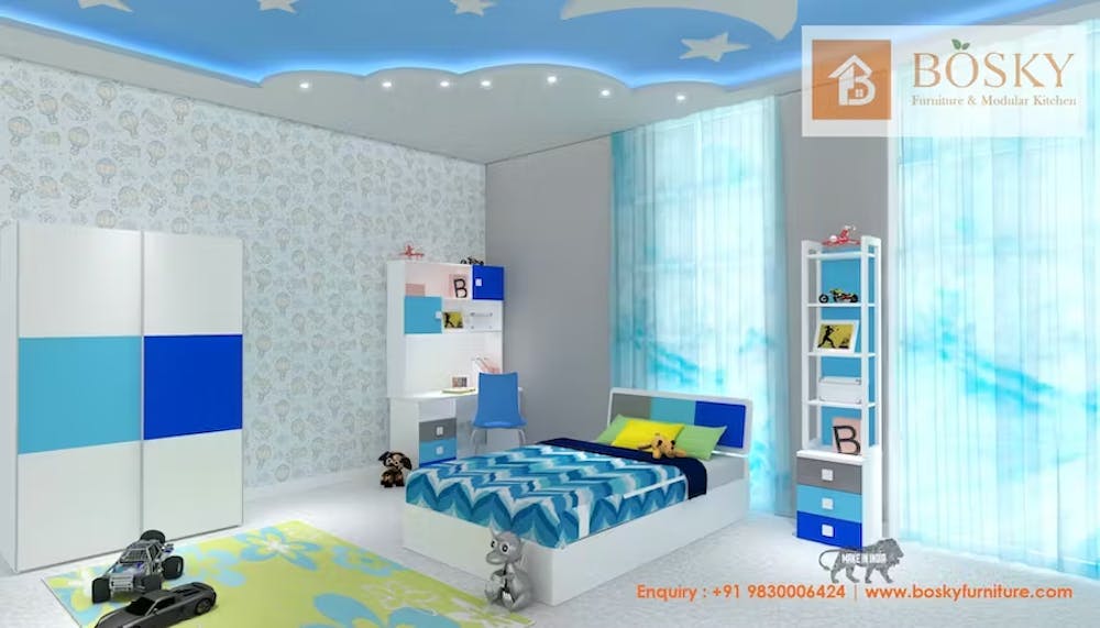 Pic of blue bedroom