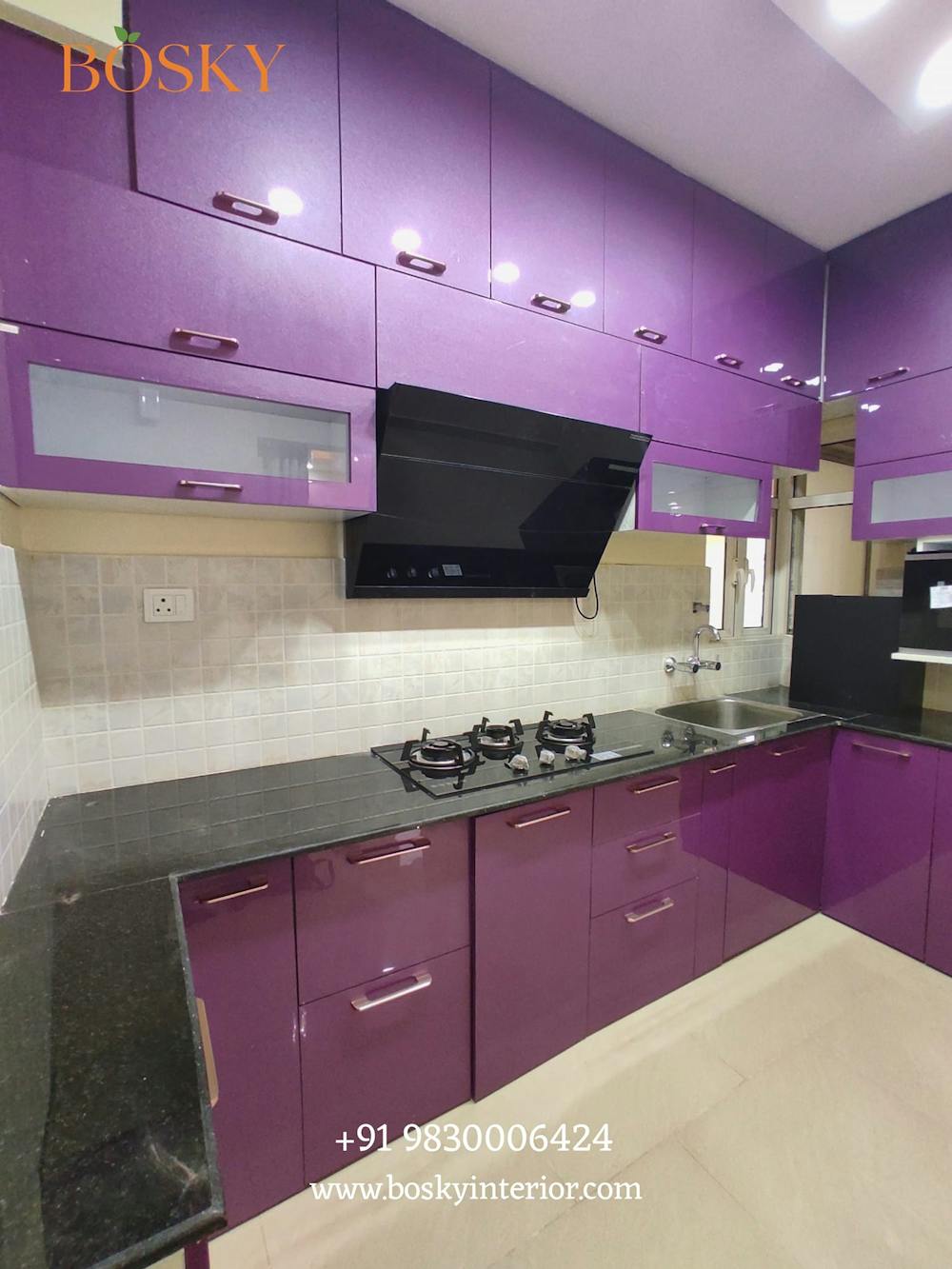 lacquered glass kitchen cabinets