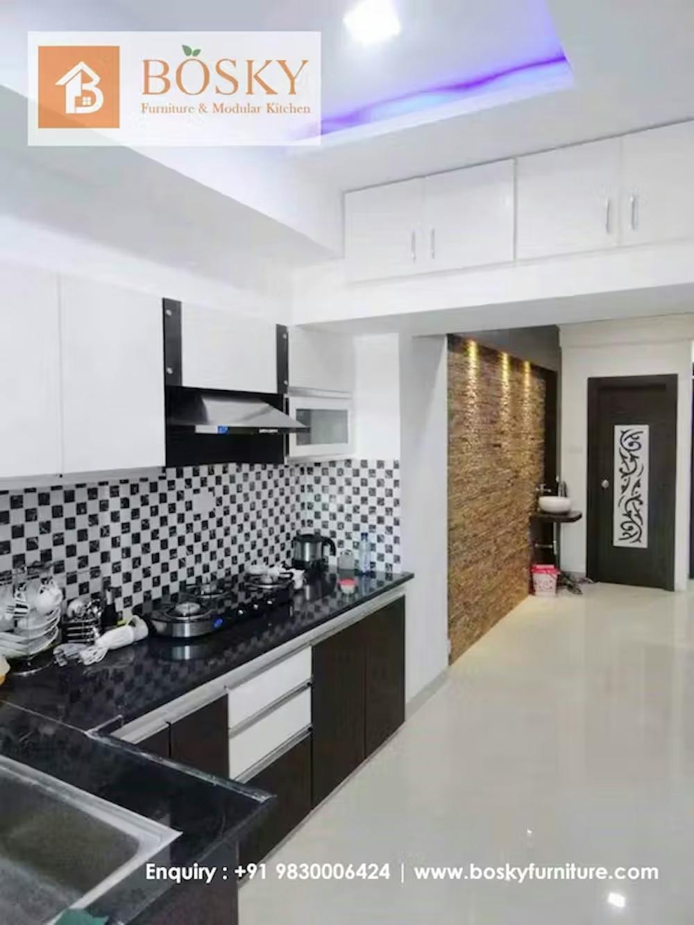 Open modular kitchen pic