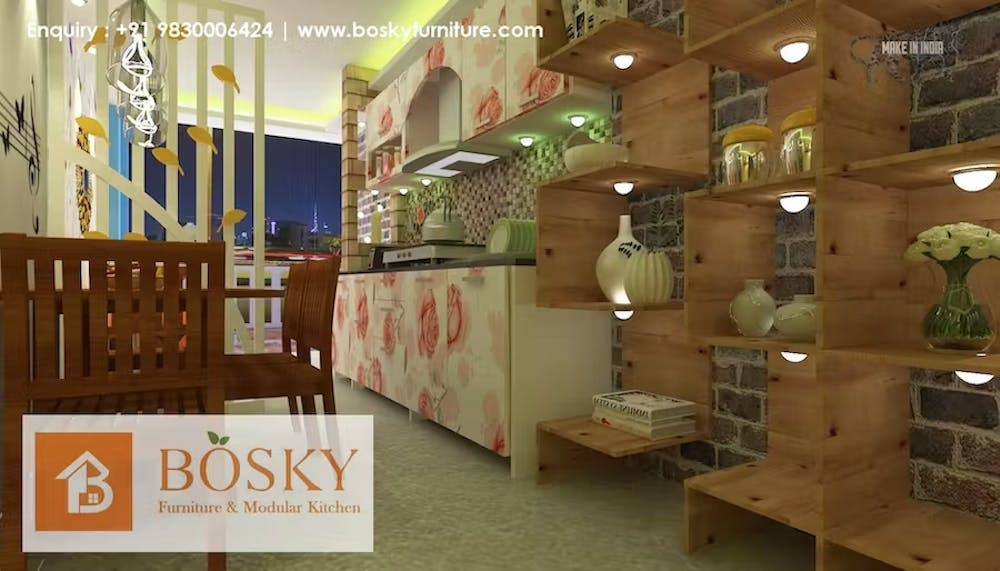 Wooden decor pic as designing of a room