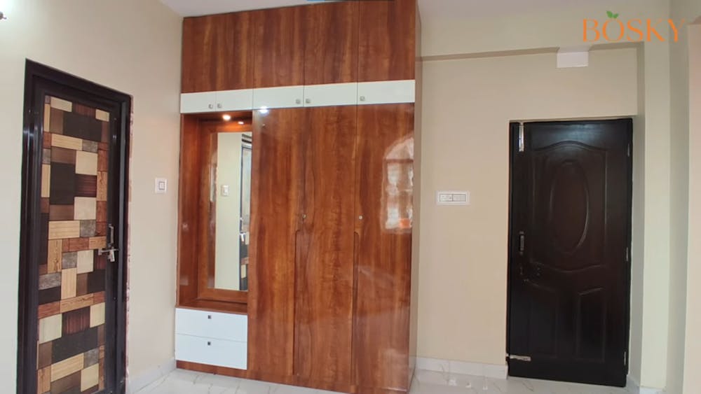 Bosky Interior Wardrobe cum Dressing Unit Design Idea