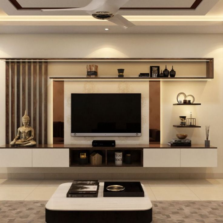Modern TV Panel Design For Living Room