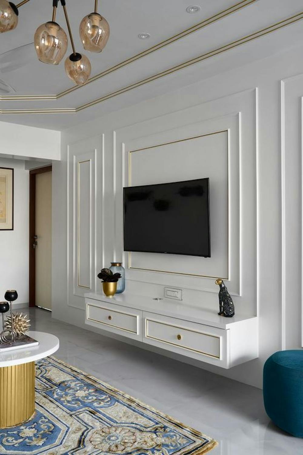 Modern TV Panel Design For Living Room
