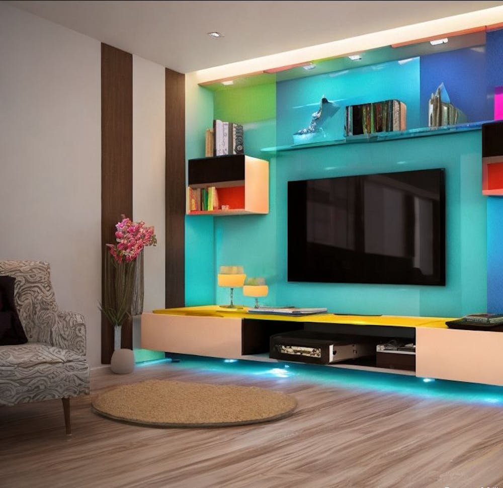 Modern TV Panel Design For Living Room