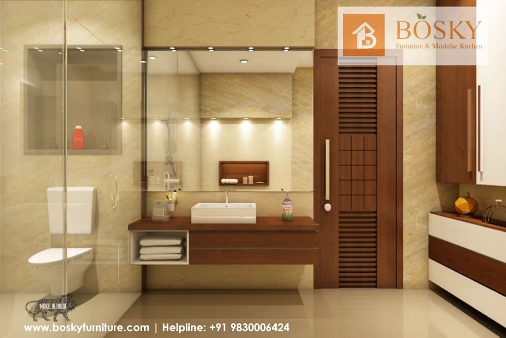 Luxury bathroom interior colours | Bosky Interior