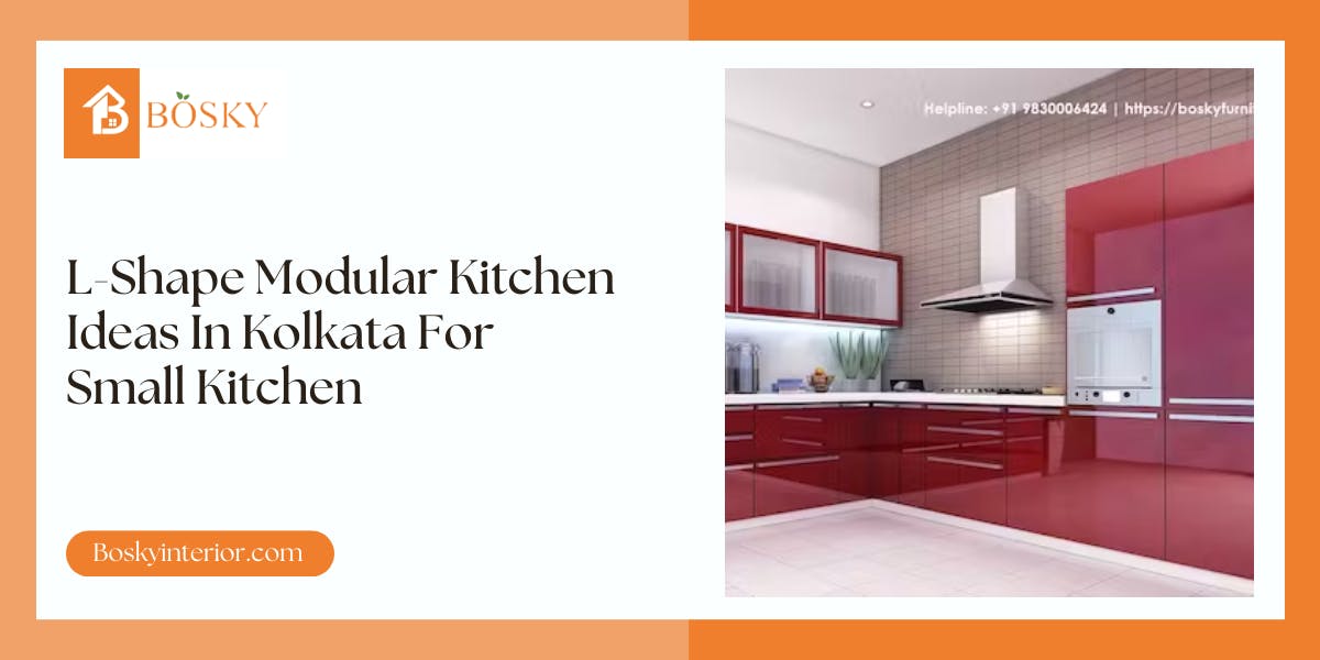 L-Shape Modular Kitchen Ideas In Kolkata For Small Kitchen : Blog Poster