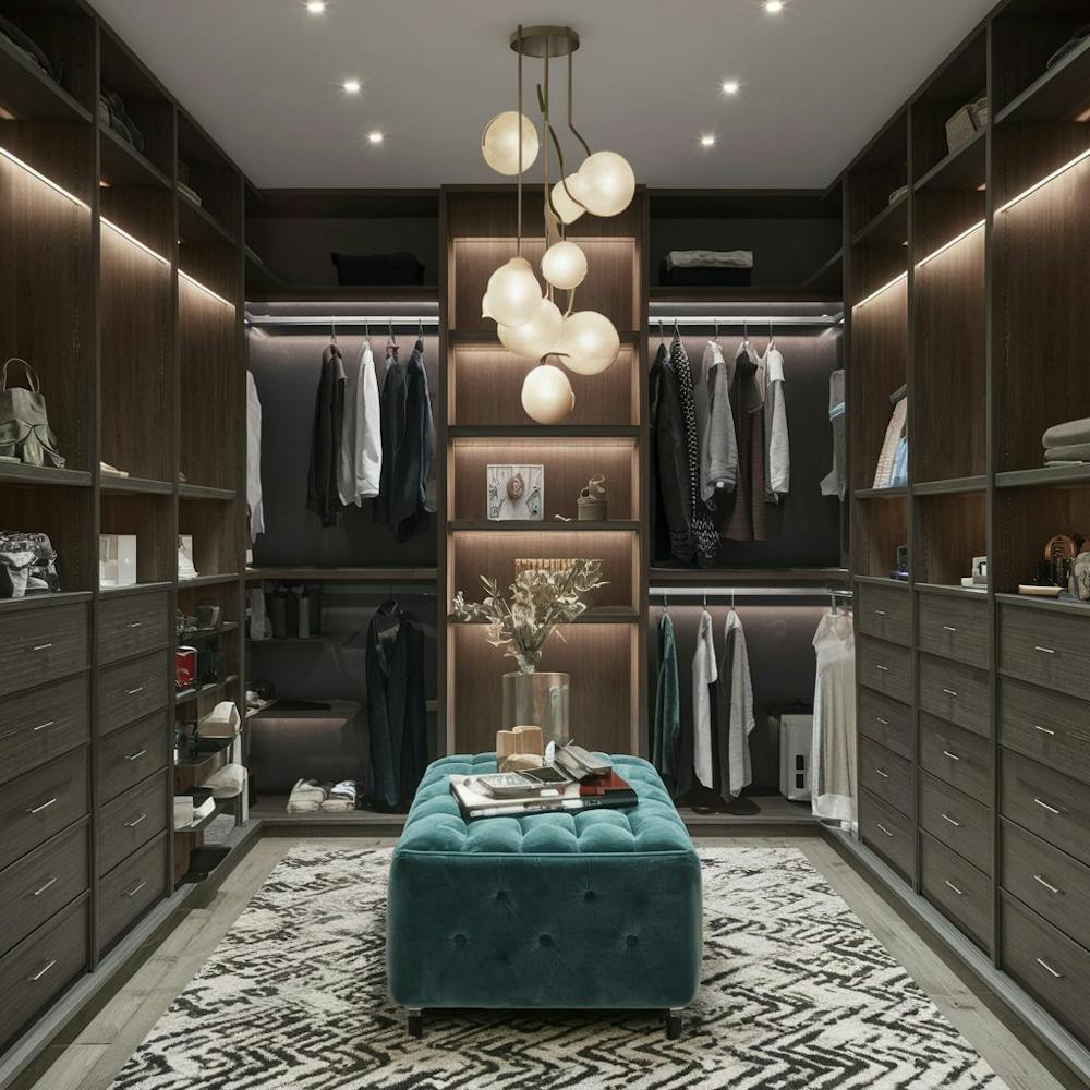master bedroom and walk in closet designs