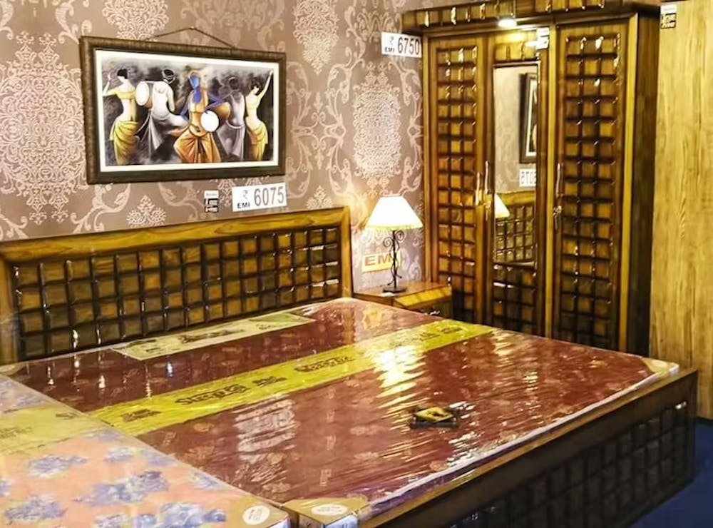 Wooden wardrobe design