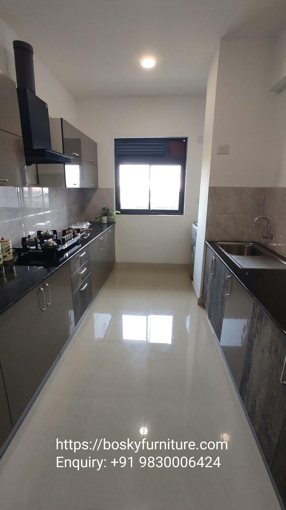 Small parallel kitchen image