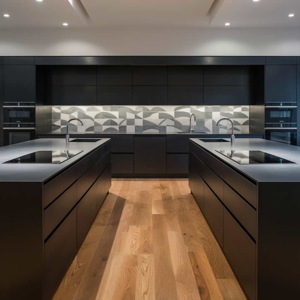 Long parallel kitchen idea